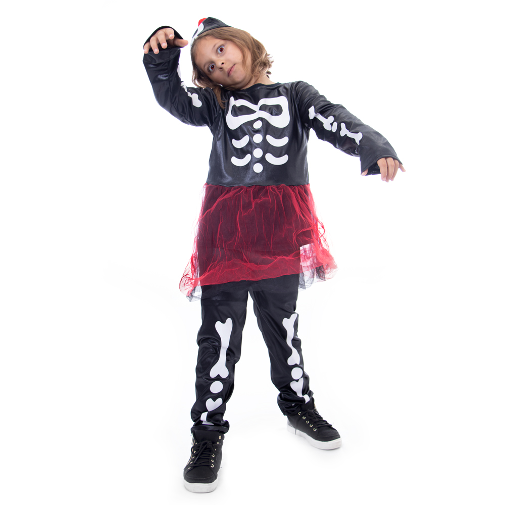 Spooky Skeleton Halloween Costume, Medium