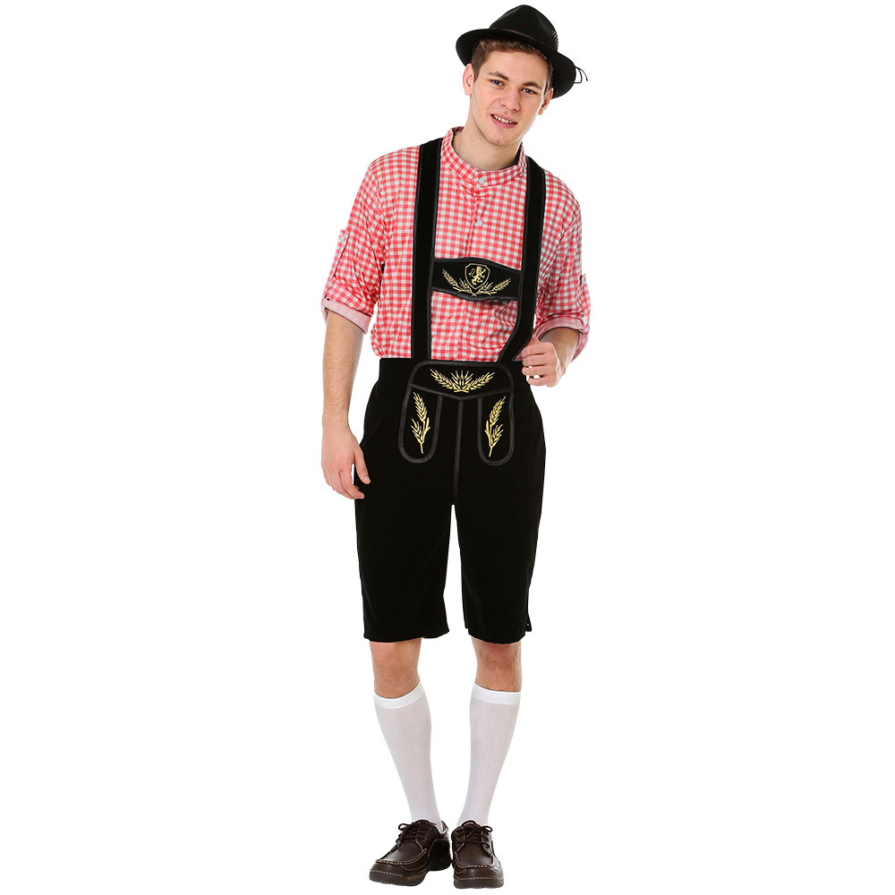 Oktoberfest Lederhosen Halloween Costume, Large