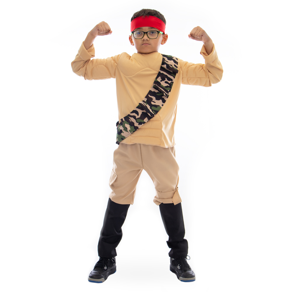 Jungle Fighter Halloween Costume, Large