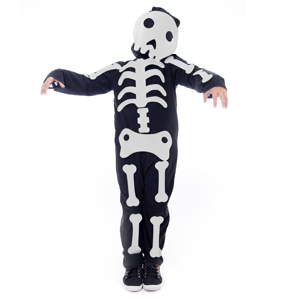 Make Your Own Skeleton Halloween Costume, Small