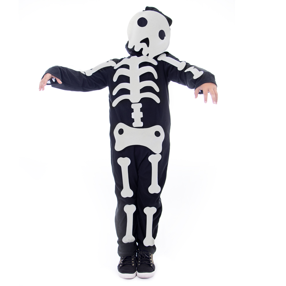 Make Your Own Skeleton Halloween Costume, Large
