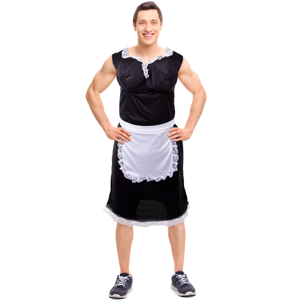 Busty French Maid Costume, XL