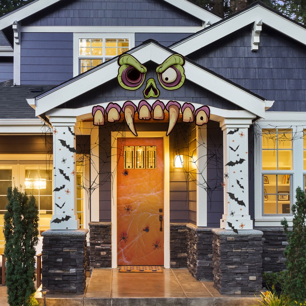 Mad Monster Face Outdoor House Decor