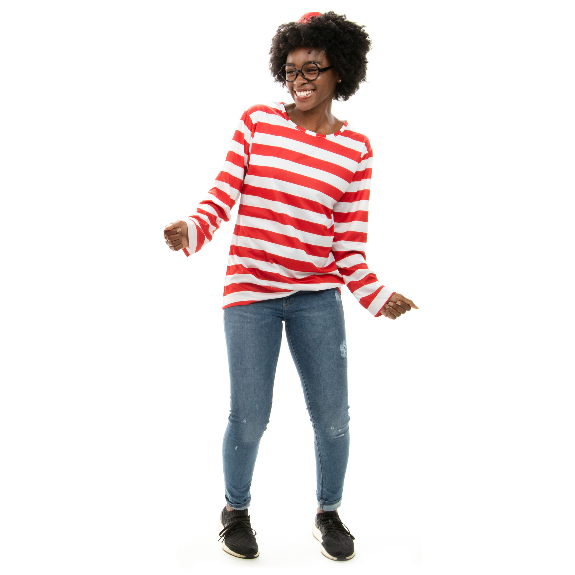 Where's Wally Halloween Costume - Women's Cosplay Outfit, S