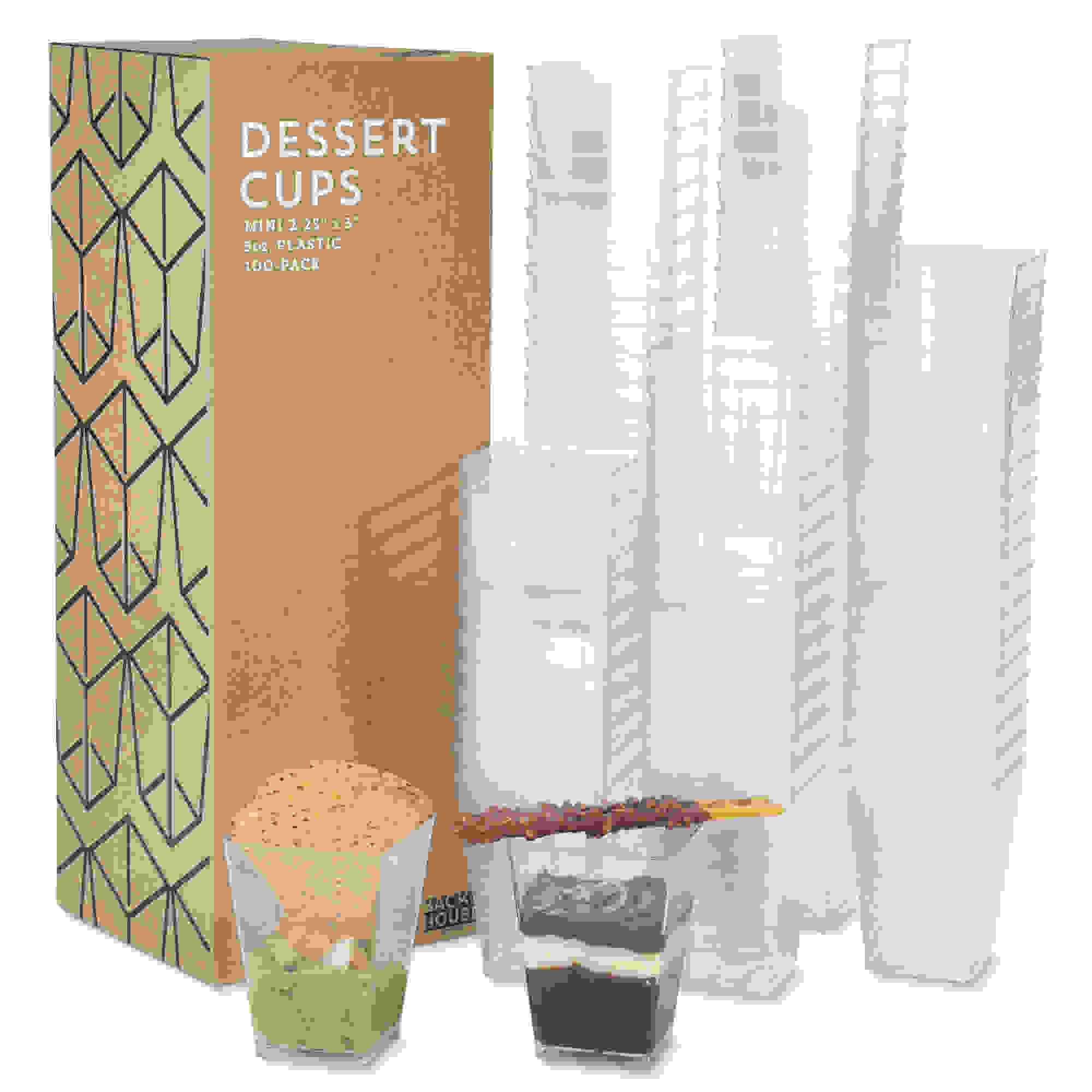 100-pack Mini Dessert Cups, 5oz