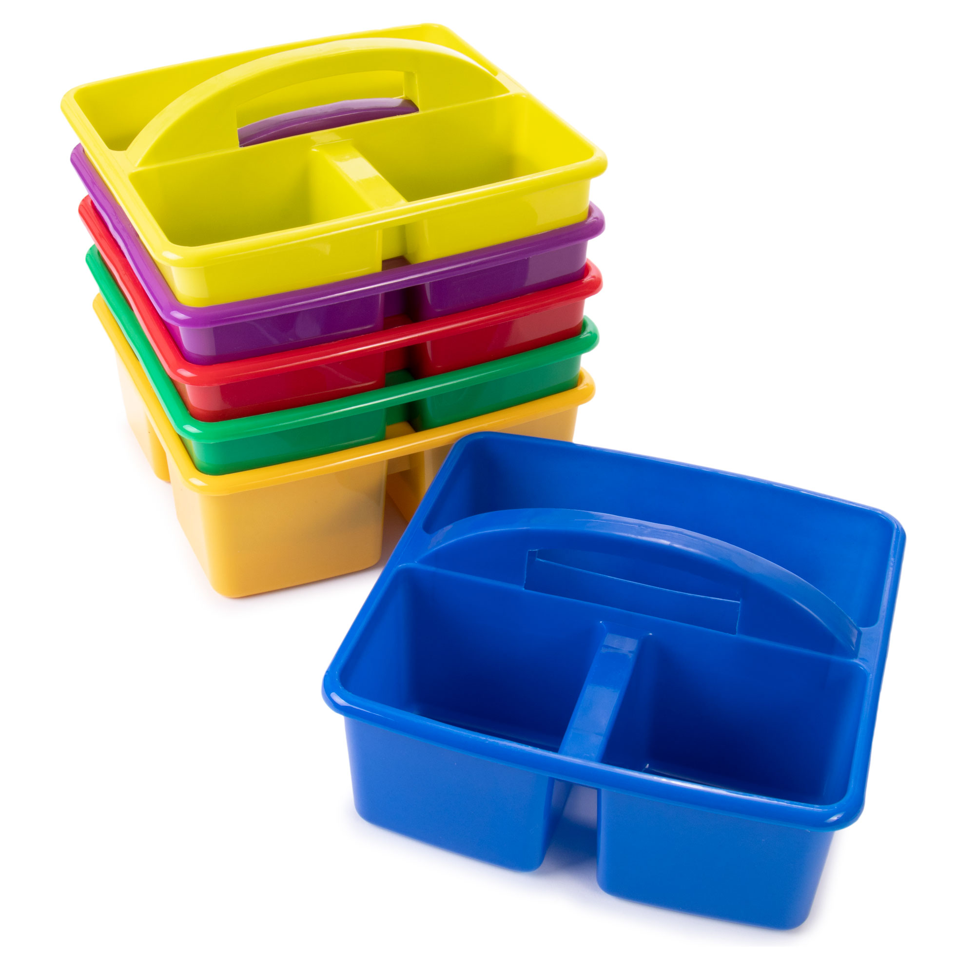 Assorted Color Table Caddies, 6-pack
