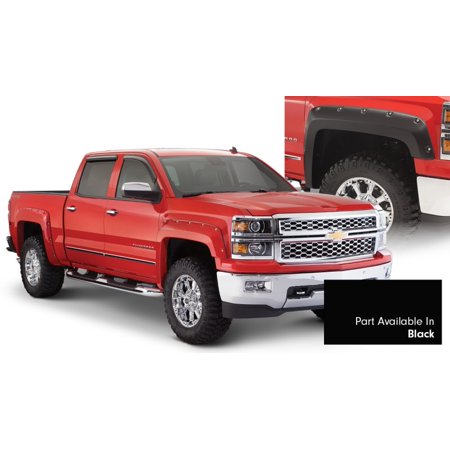 14-16 SILVERADO 1500/15-16 2500/3500(78.7IN/97.6IN)POCKET STYLE FENDER FLARES-BLACK (GBA)