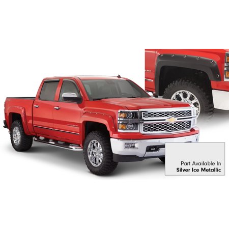 14-16 SILVERADO 1500/15-16 2500/3500(78.7IN/97.6IN)POCKET STYLE FENDER FLARE-SILVER ICE METALLIC(GAN