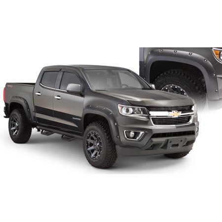 15-20 CANYON/COLORADO(EXCL ZR2) 61.7IN BED/FLEETSIDE FENDER FLARES POCKET STYLE 4PC