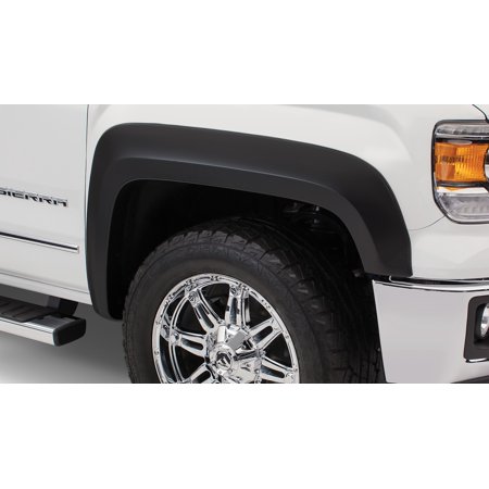 19-C SIERRA 1500 FENDER FLARE EXTEND-A-FENDER STYLE 2PC BLACK