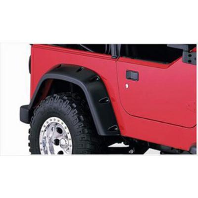 97-06 WRANGLER TJ/04-06 UNLIMITED LJ POCKET STYLE FENDER FLARES - REAR PAIR ON