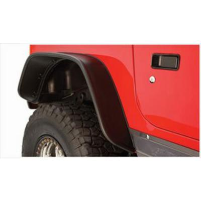 97-06 WRANGLER TJ/04-06 UNLIMITED LJ FLAT STYLE FENDER FLARES - REAR PAIR ONLY