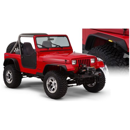 87-95 JEEP WRANGLER YJ FLAT STYLE FENDER FLARES