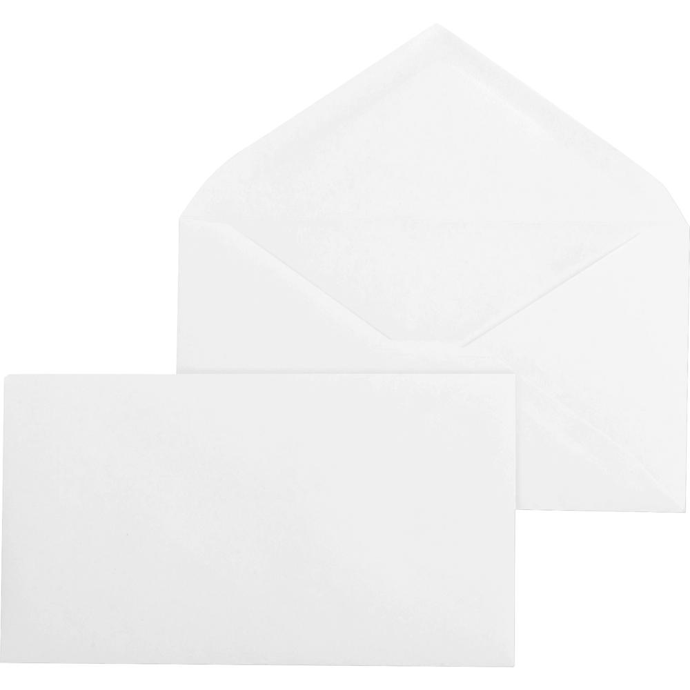 Business Source Diagonal Seam No. 9 Envelopes - Business - #9 - 3 7/8" Width x 8 7/8" Length - 24 lb - Gummed - Wove - 500 / Box