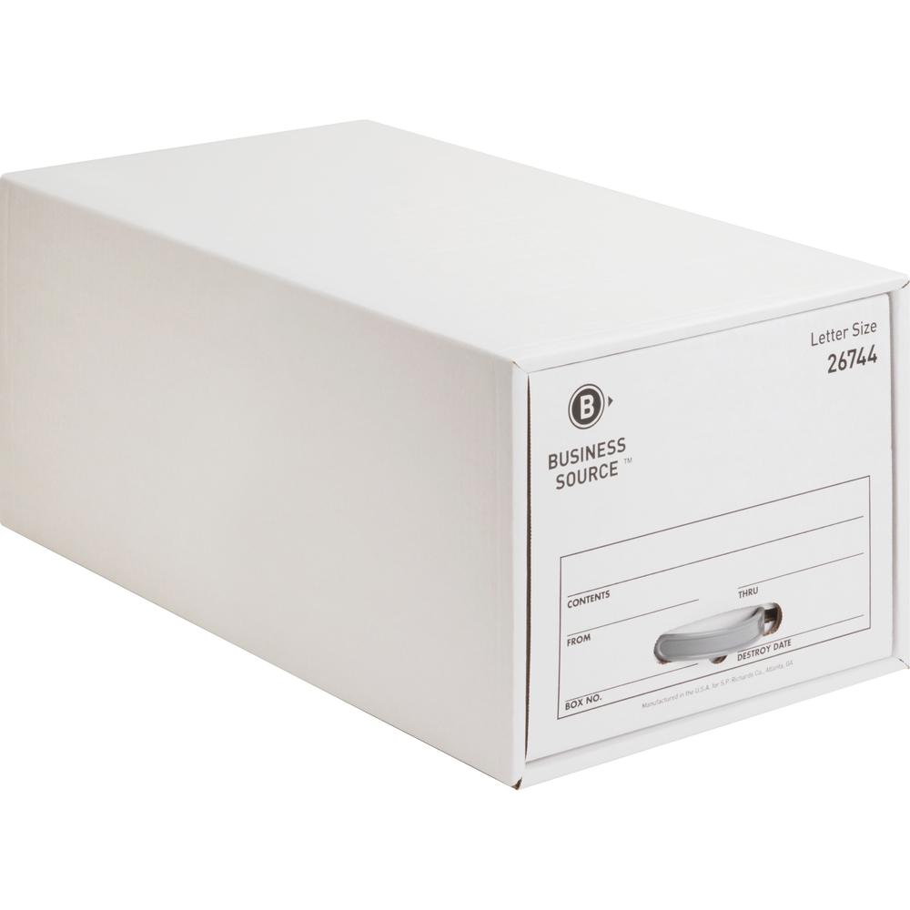 Business Source Stackable File Drawer - Internal Dimensions: 12.25" Width x 23.50" Depth x 10.25" Height - External Dimensions: 