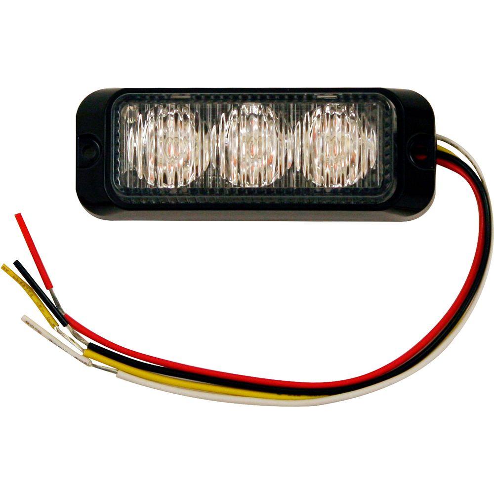 Light,Strobe,3-7/8In,3 Led, Amber