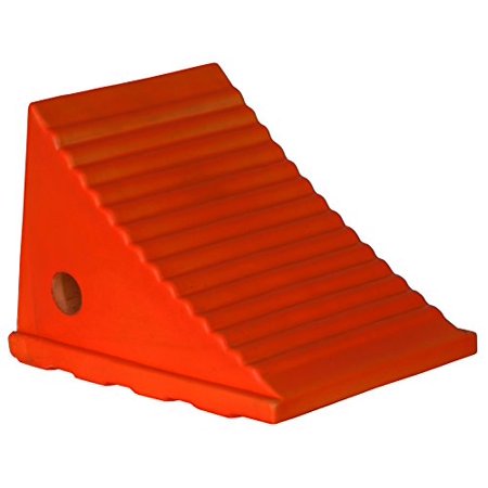 WHEEL CHOCK,POLYURETHANE,FL ORN