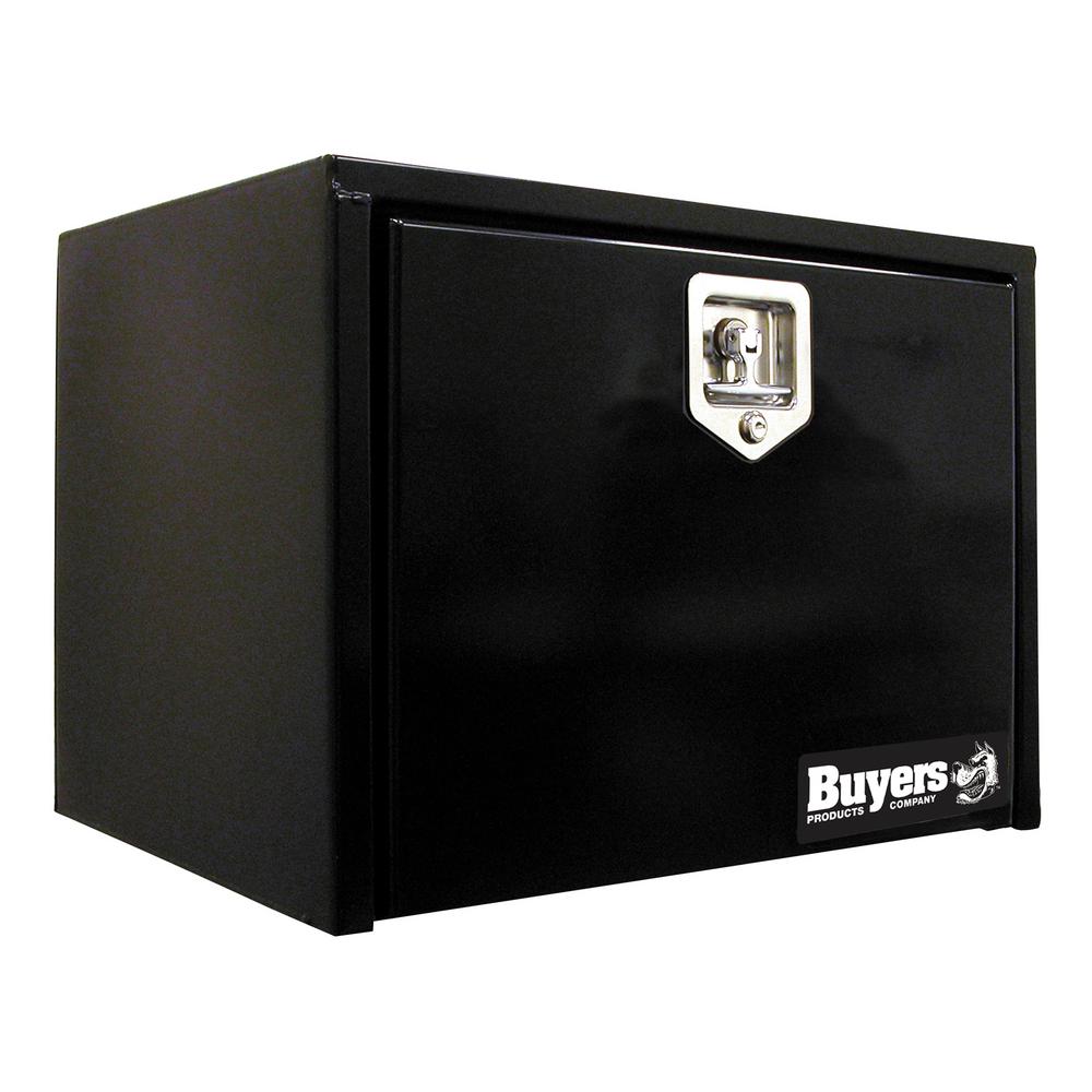 18IN X 18IN X 30IN BLK STEEL BOX W/ FOLDING LATCH