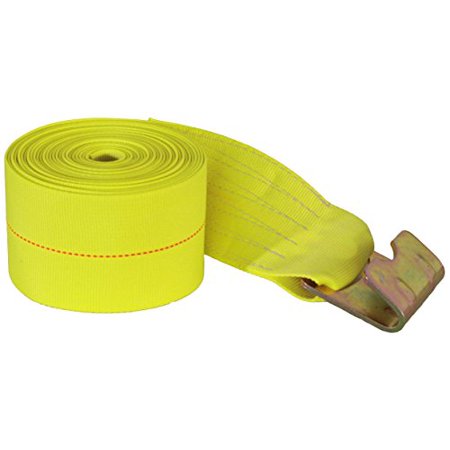 WINCH STRAP4INX30FTFLAT HOOK 15K#CAP