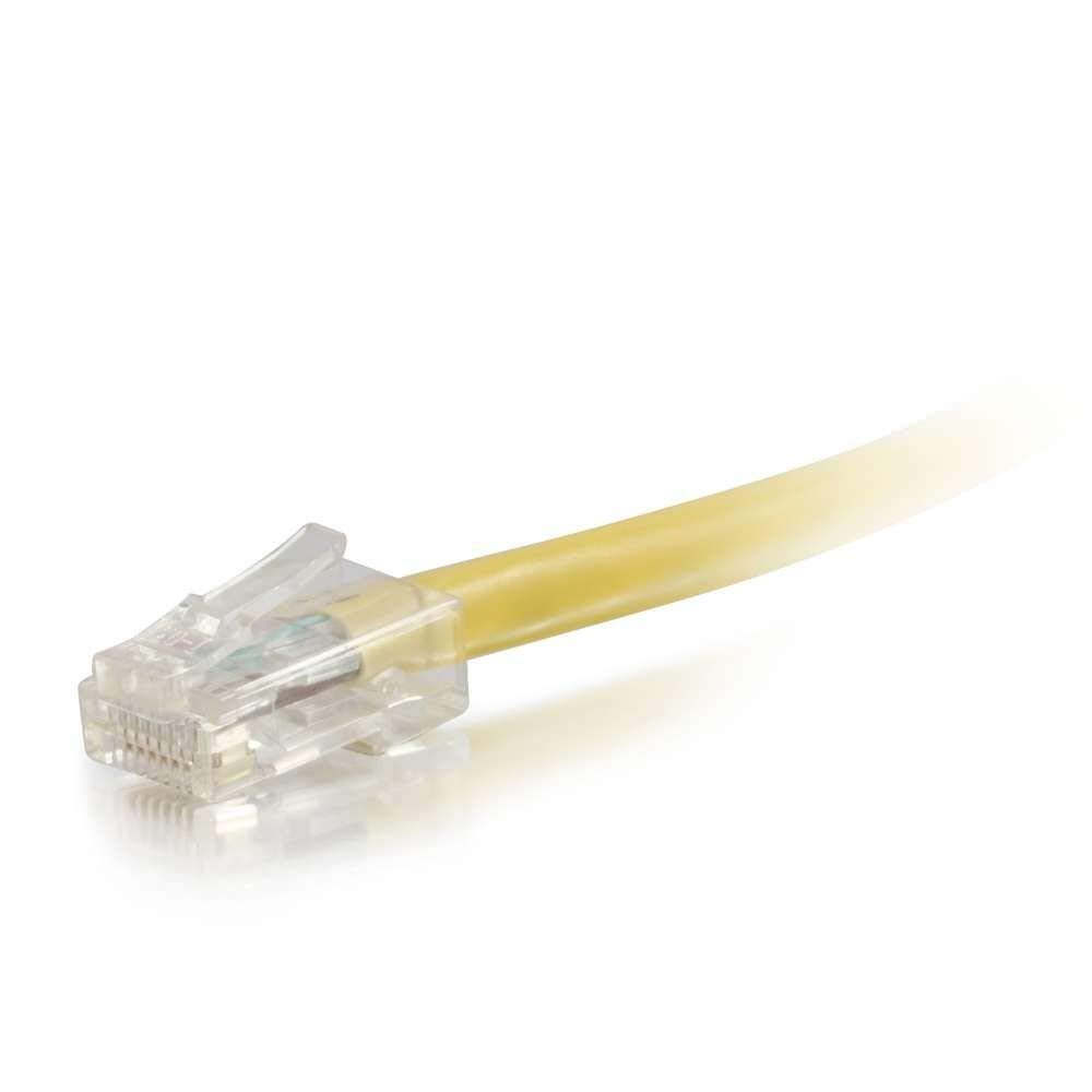 1' CAT6 RJ45 Patch Yellow