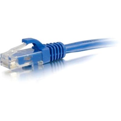1' CAT6A Snagless UTP Cable Blue