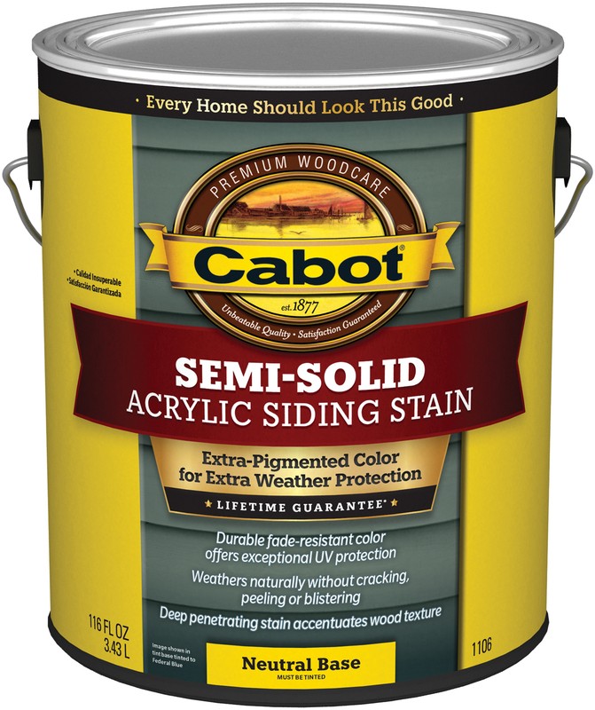 01-1106 1 Gallon Neutral Base Water Stain
