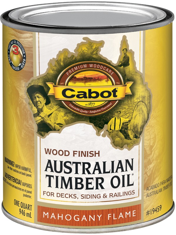 04-9459 Quart Mahogany Australian Timber Oil