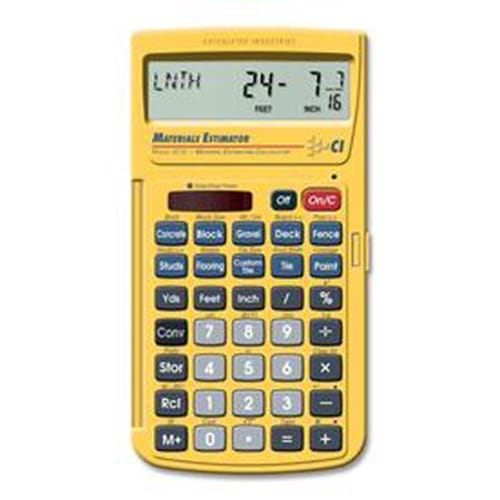 4019 Material Estimating Calculator