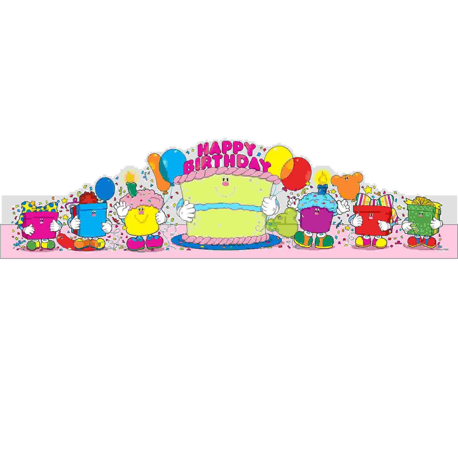 Happy Birthday Crowns, Pack of 30