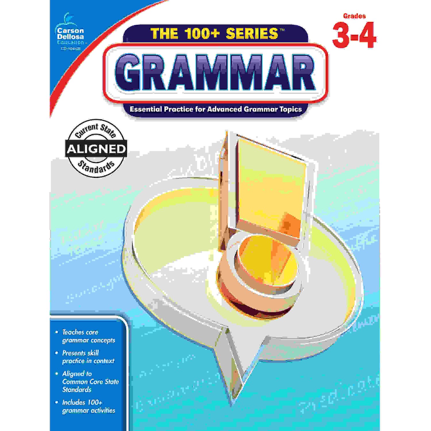 The 100+ Series Grammar Workbook, Grade 3-4, Paperback