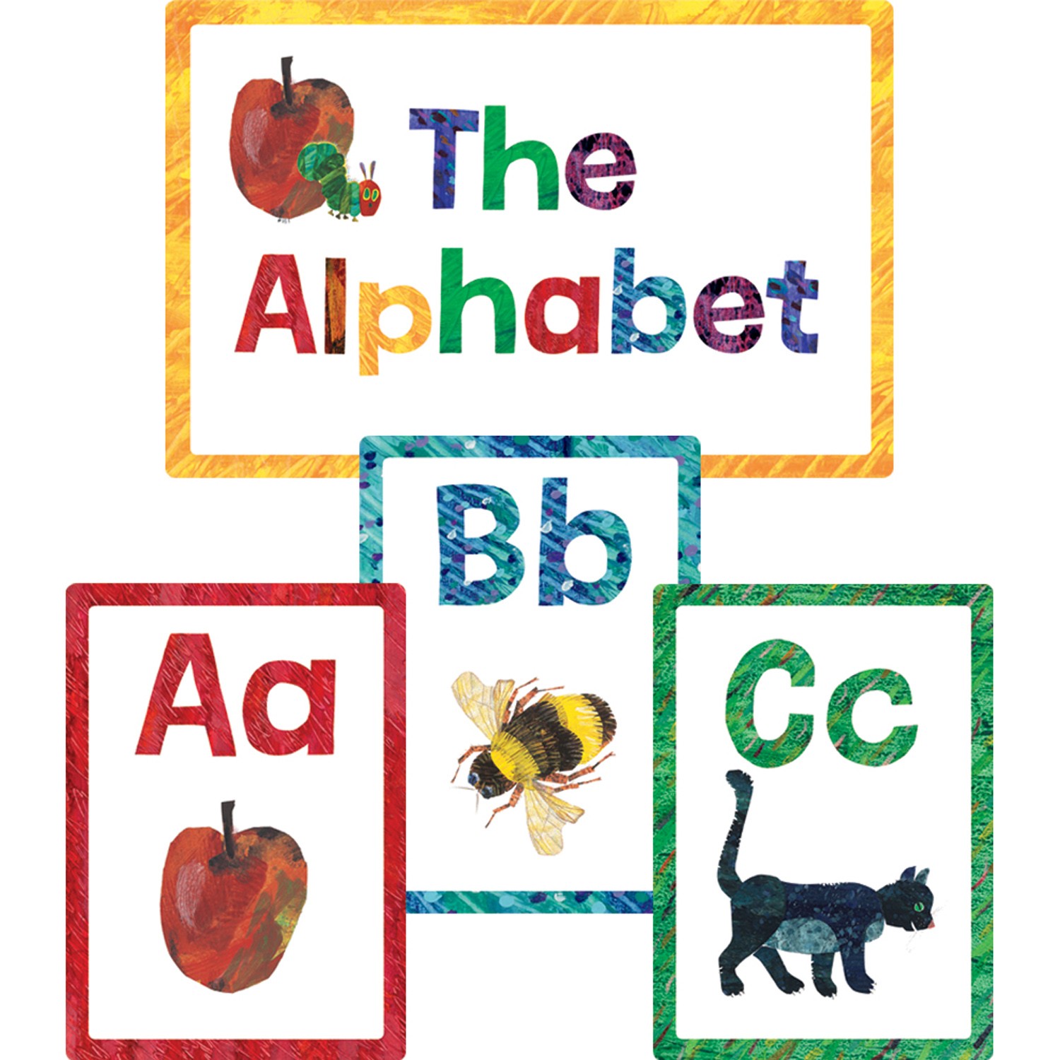 World of Eric Carle Alphabet Bulletin Board Set, 27 Pieces