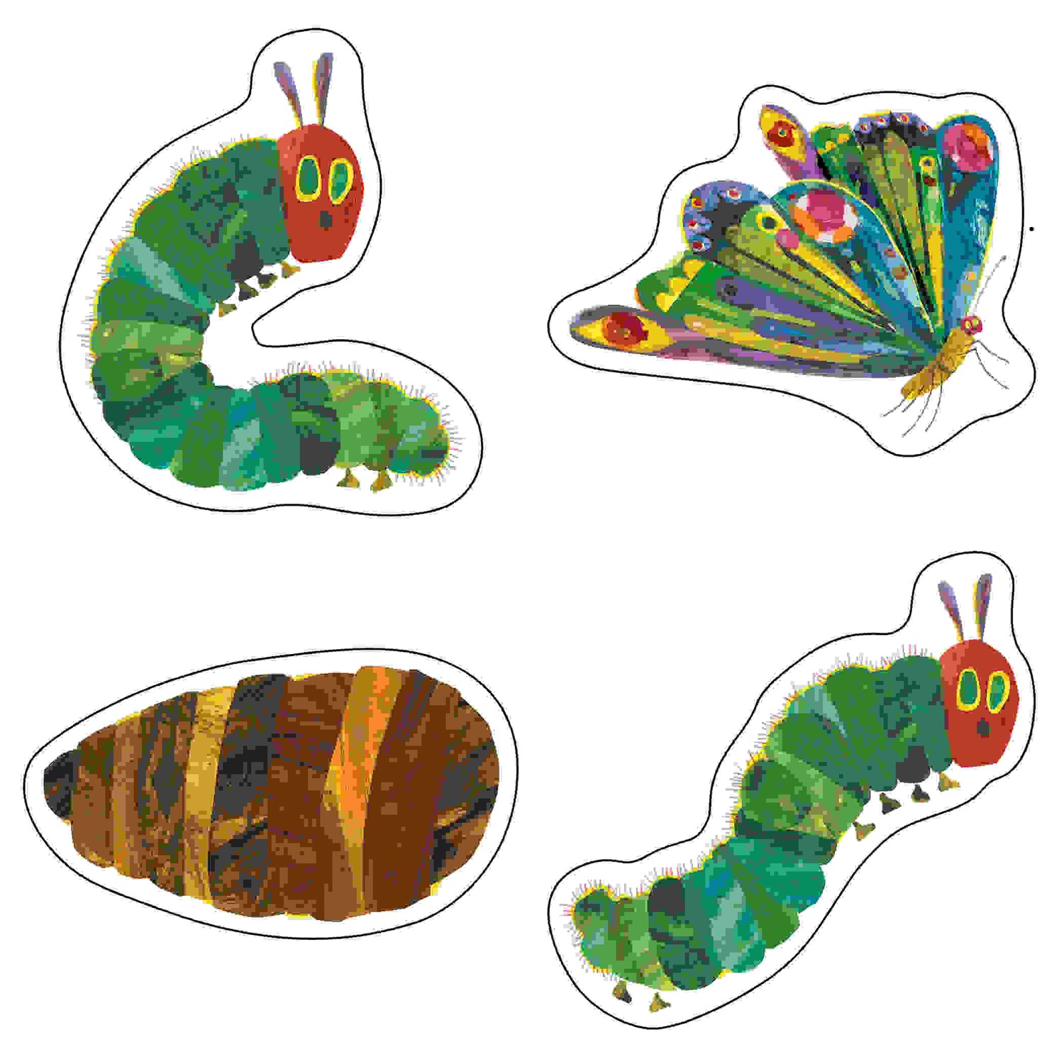 The Very Hungry Caterpillar Cut-Outs Grade PK-8, Pack of 48