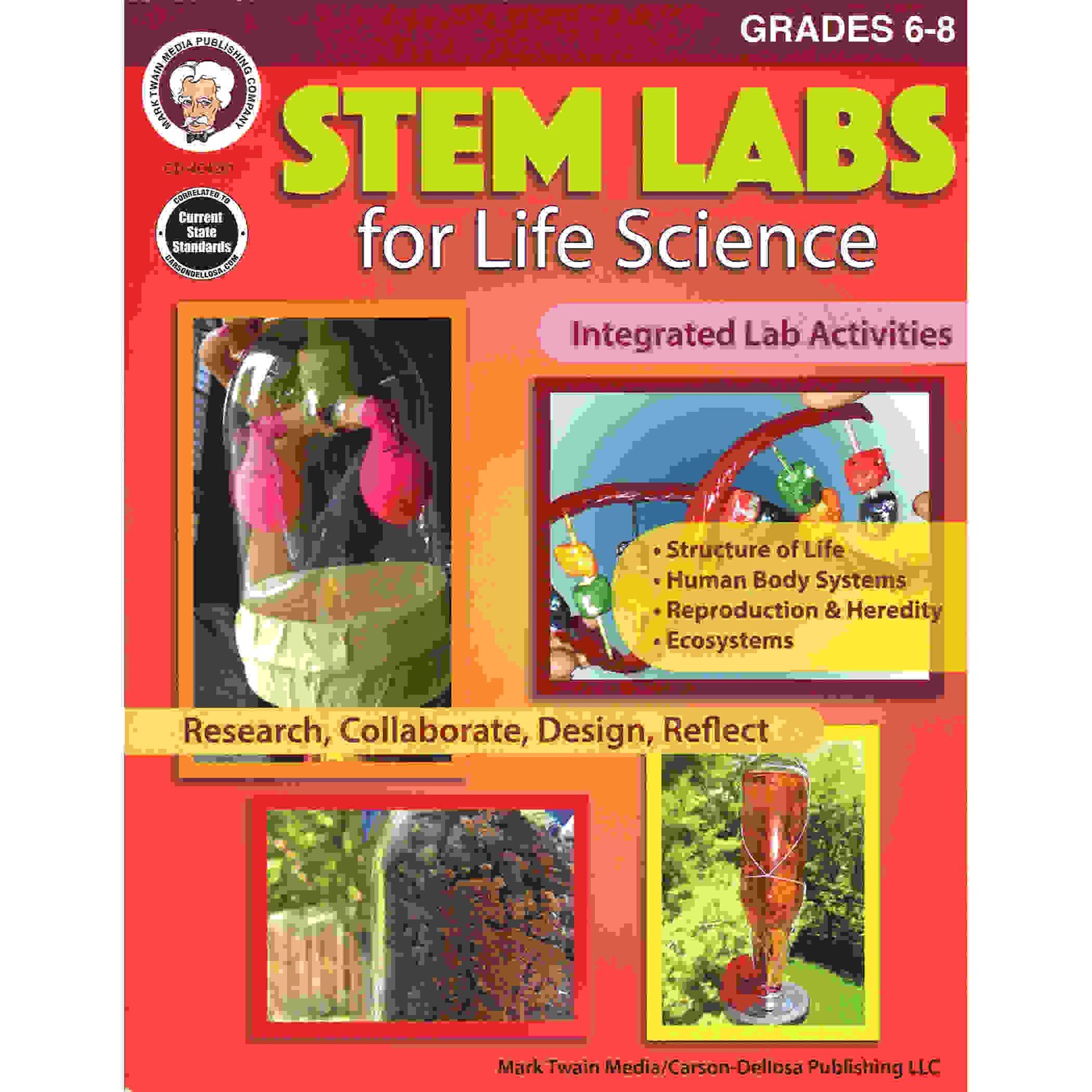 STEM Labs for Life Science Resource Book, Grade 6-8, Paperback