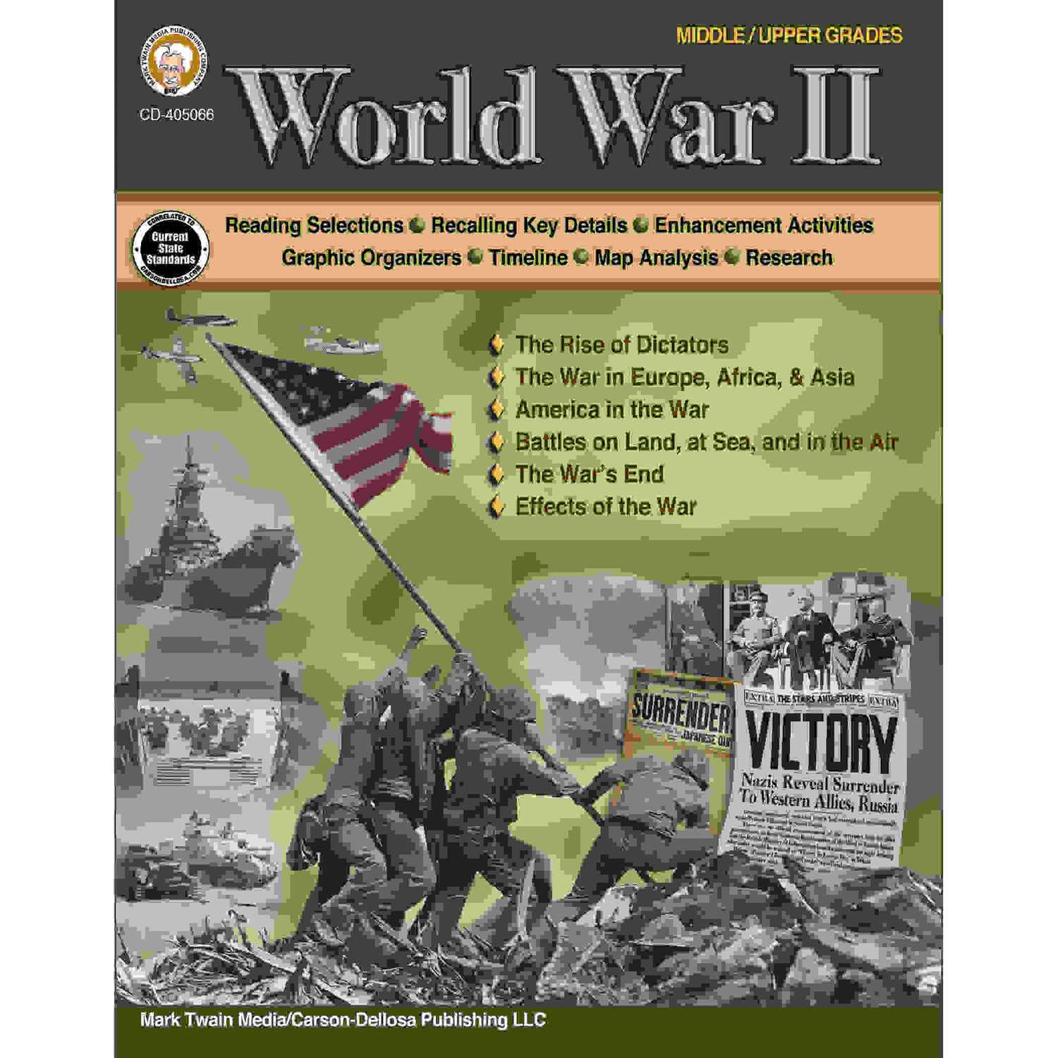 World War II Workbook, Grades 6-12