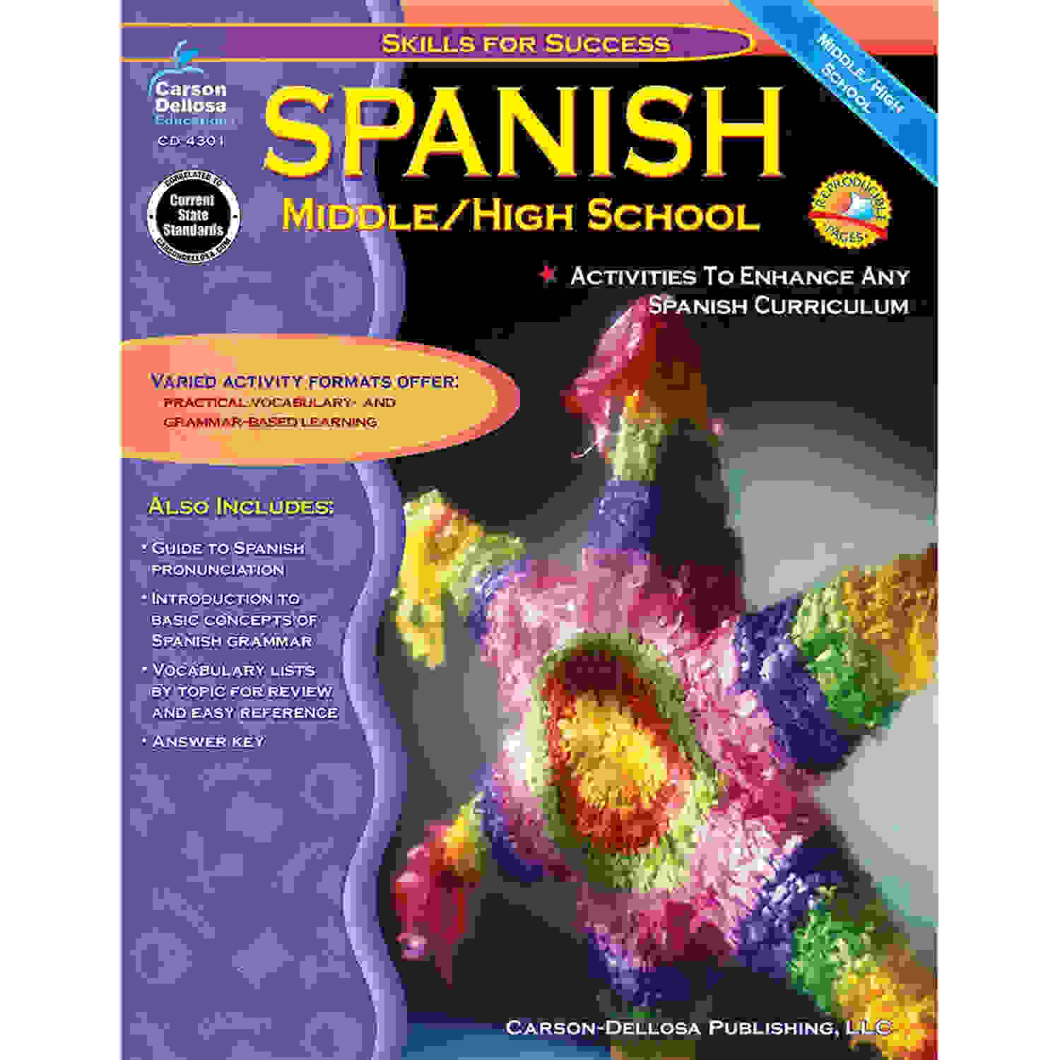 Skills for Success Spanish Resource Book, Grade 6-12, Paperback