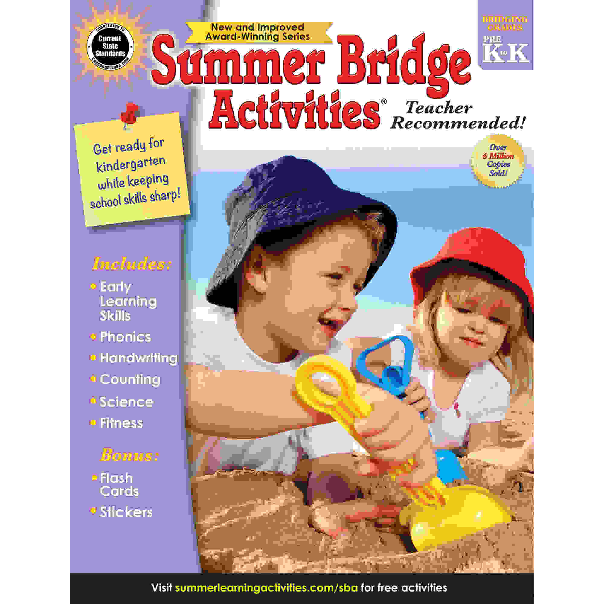 Summer Bridge Activities Workbook, Grade PK-K, Paperback