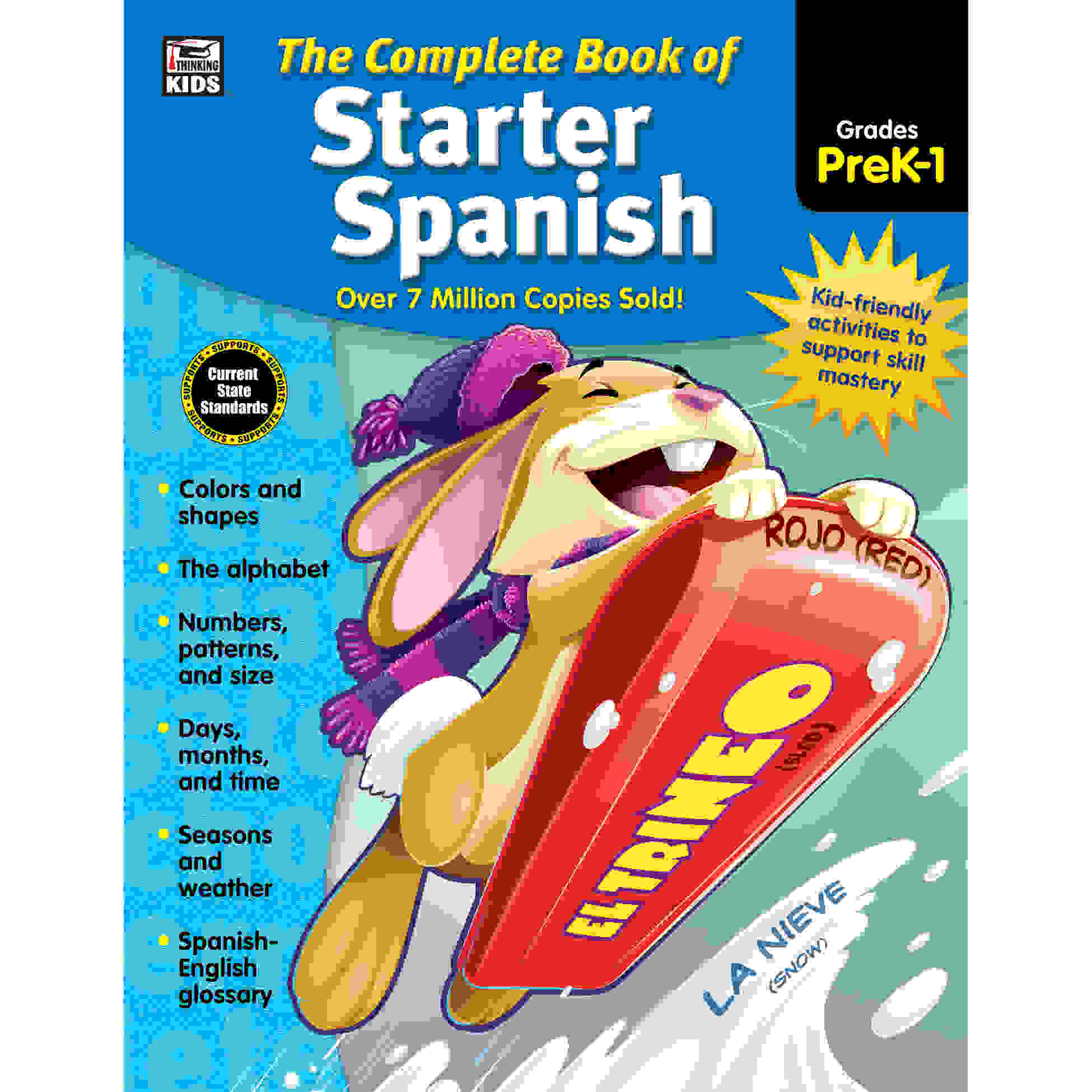 The Complete Book of Starter Spanish Workbook, Grade Preschool-1, Paperback