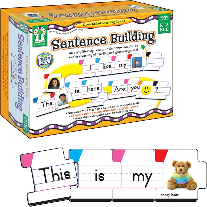 Sentence Building Board Game, Grade K-2