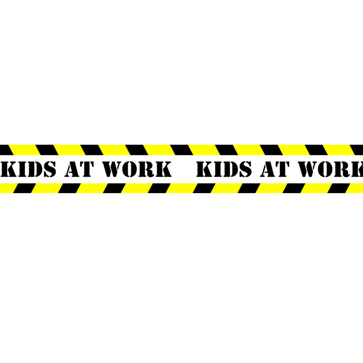 Kids at Work Straight Border, 36 Feet Per Pack, 6 Packs
