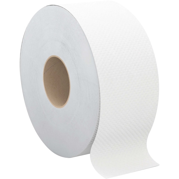 Select Jumbo Bath Tissue, 3.3 x 1000 ft, White, 12 Rolls/Carton