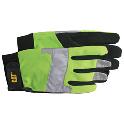 Glove High Vis Padded Palm Utility Jumbo