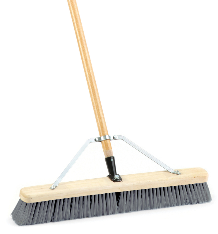 1434AJ 24 In. Stiff Bristle Pushbroom