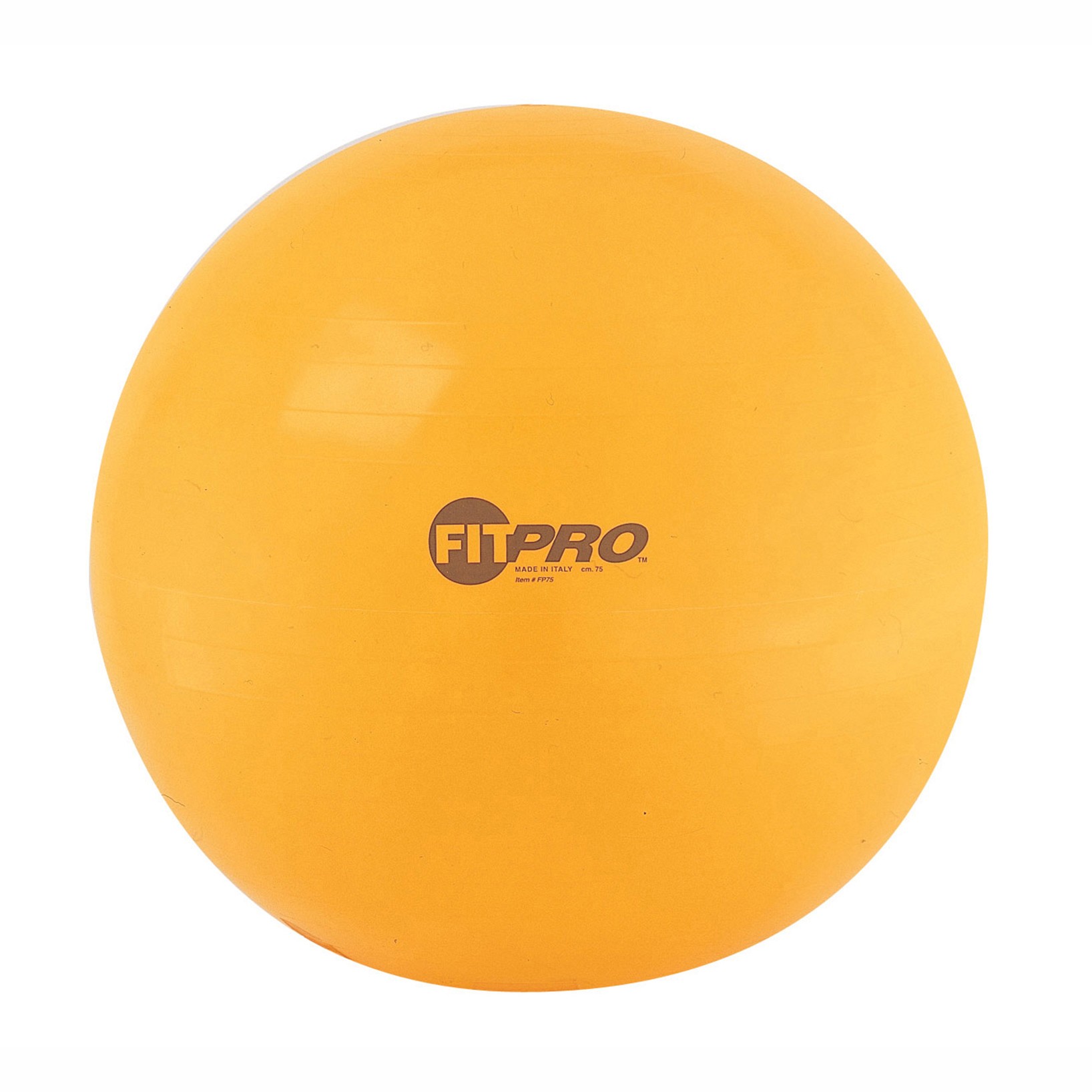 Fitpro Training & Exercise Ball, 75 cm, Yellow