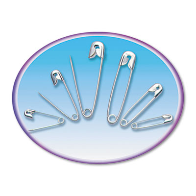 Safety Pins, Assorted Sizes, Pack of 50