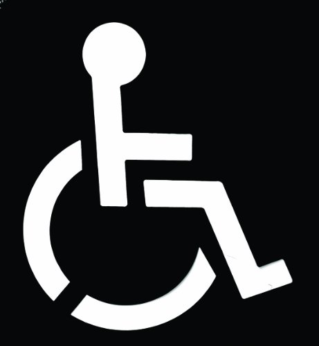 12438 Handicap Symbol Stencil