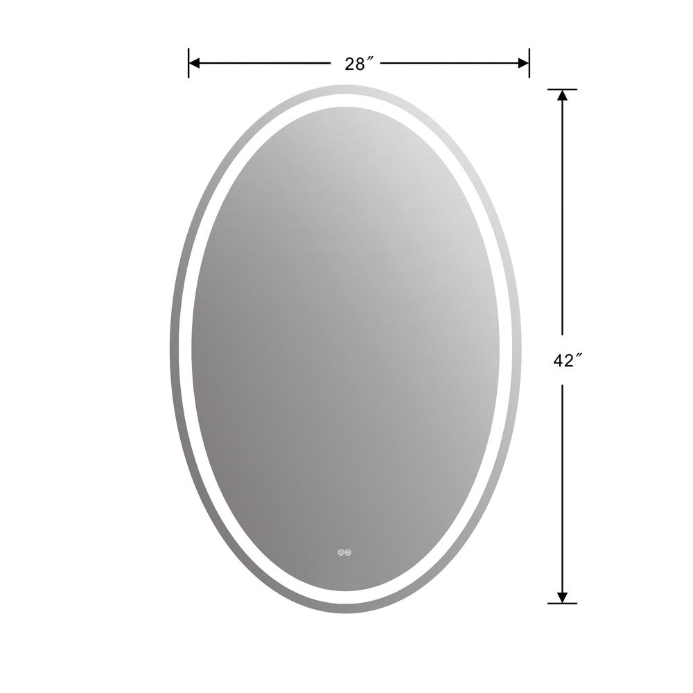 SPECULO Back Lit LED Mirror 4000K Wam White  28" Wide