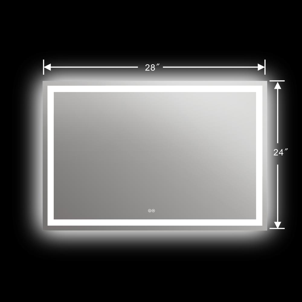 SPECULO Back Lit LED Mirror 6000K Daylight White 28" Wide