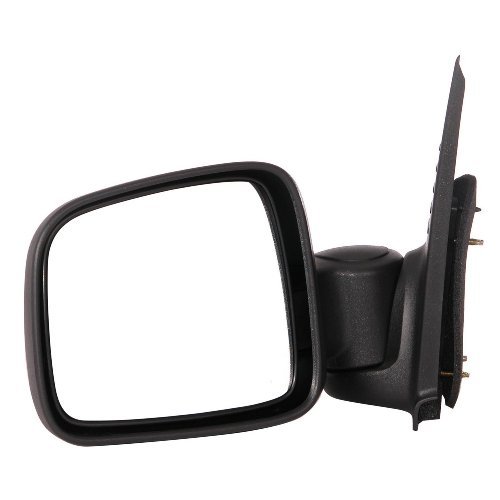 Original Style Replacement Mirror Jeep Driver Side Manual Foldaway Non-Heated Black