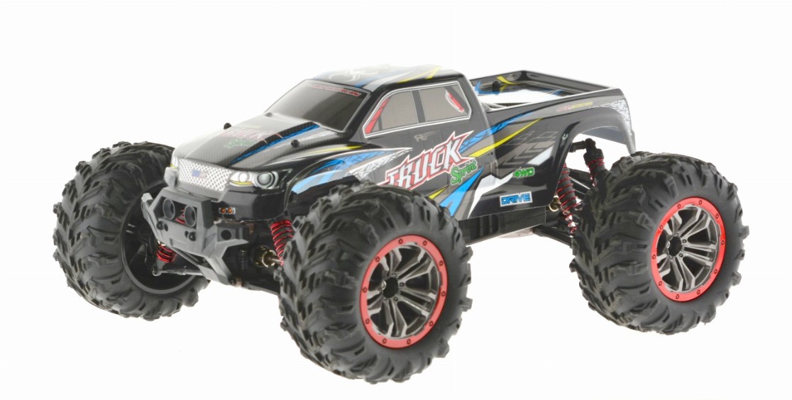 1:10 scale Dual motor 4WD truck with top speed of just over 30 MPH