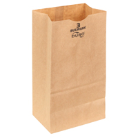 3# Brown Hvy Dty Grocery Bag